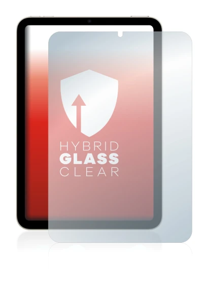 Immagine del dispositivo Apple iPad Mini 6 2021 con un'ampia varietà di protezioni per lo schermo.