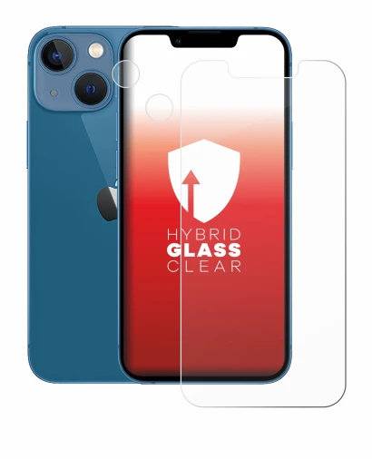 Immagine del dispositivo Apple iPhone 13 mini (Fronte+Fotocamera) con un'ampia varietà di protezioni per lo schermo.