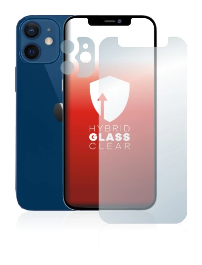 Immagine del dispositivo Apple iPhone 12 mini (Fronte+Fotocamera) con un'ampia varietà di protezioni per lo schermo.