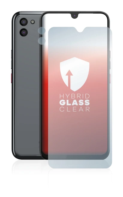 Immagine del dispositivo Gigaset GS5 (Fronte+Fotocamera) con un'ampia varietà di protezioni per lo schermo.