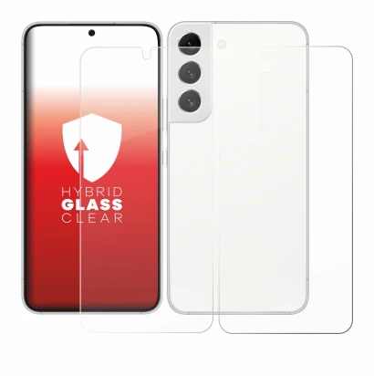 Immagine del dispositivo Samsung Galaxy S22 5G (Fronte+Retro) con un'ampia varietà di protezioni per lo schermo.