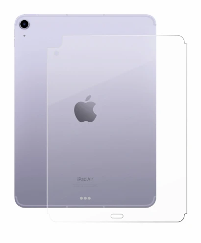 Immagine del dispositivo Apple iPad Air 5 WiFi 2022 (Posteriore, 5a Gen.) con un'ampia varietà di protezioni per lo schermo.