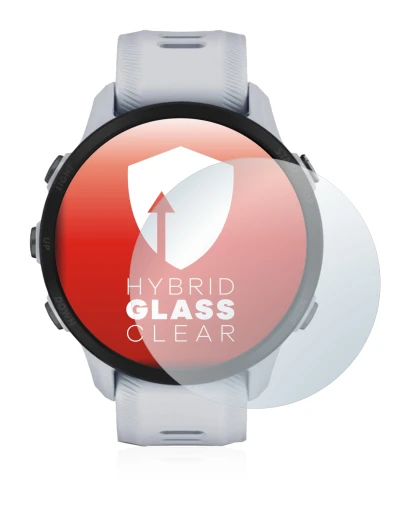 Immagine del dispositivo Garmin Forerunner 955 Solar con un'ampia varietà di protezioni per lo schermo.