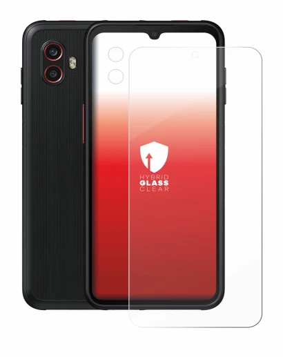 Immagine del dispositivo Samsung Galaxy Xcover 6 Pro (Fronte+Fotocamera) con un'ampia varietà di protezioni per lo schermo.