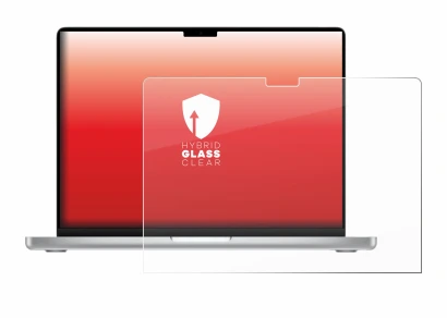 Immagine del dispositivo Apple MacBook Pro 14" M2 2023 con un'ampia varietà di protezioni per lo schermo.