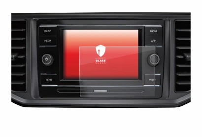 Immagine del dispositivo Volkswagen Crafter Composition Colour 2022 con un'ampia varietà di protezioni per lo schermo.