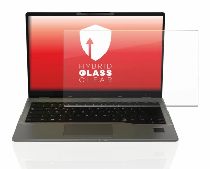 Immagine del dispositivo Fujitsu Lifebook U7412 con un'ampia varietà di protezioni per lo schermo.