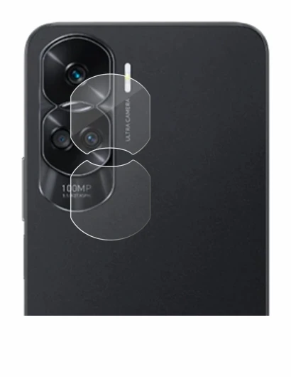 Immagine del dispositivo Honor 90 Lite (SOLO Fotocamera) con un'ampia varietà di protezioni per lo schermo.