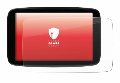 Immagine del dispositivo TomTom GO Expert Plus 7" con un'ampia varietà di protezioni per lo schermo.
