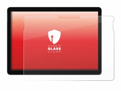 Immagine del dispositivo Microsoft Surface Go 4 con un'ampia varietà di protezioni per lo schermo.