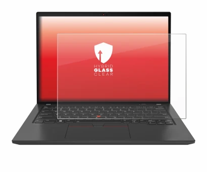 Immagine del dispositivo Lenovo ThinkPad T16 Gen 3 con un'ampia varietà di protezioni per lo schermo.