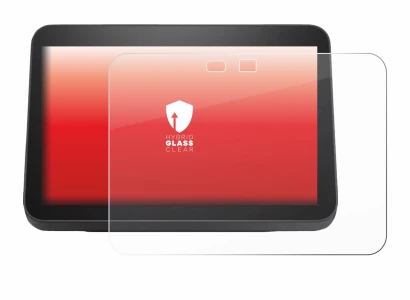 Immagine del dispositivo Amazon Echo Show 8 2023 (3a Gen.) con un'ampia varietà di protezioni per lo schermo.