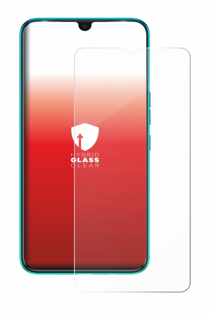 Immagine del dispositivo Tecno Spark 7 con un'ampia varietà di protezioni per lo schermo.