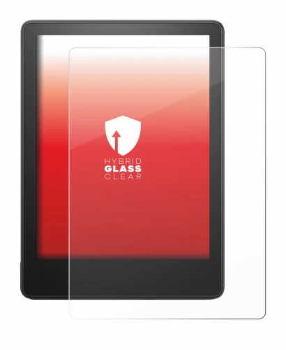 Immagine del dispositivo Amazon Kindle Paperwhite 2023 (11a Gen.) con un'ampia varietà di protezioni per lo schermo.