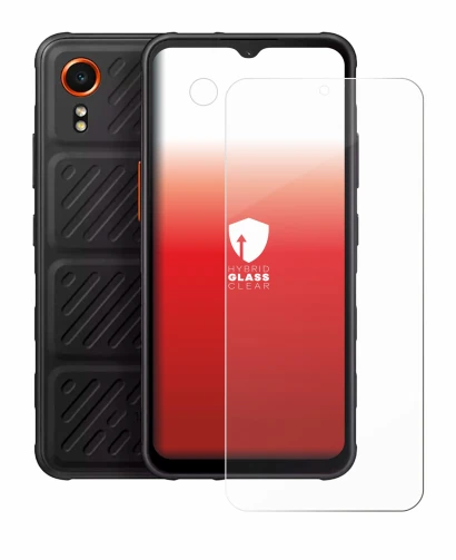 Immagine del dispositivo Samsung Galaxy XCover 7 (Fronte+Fotocamera) con un'ampia varietà di protezioni per lo schermo.