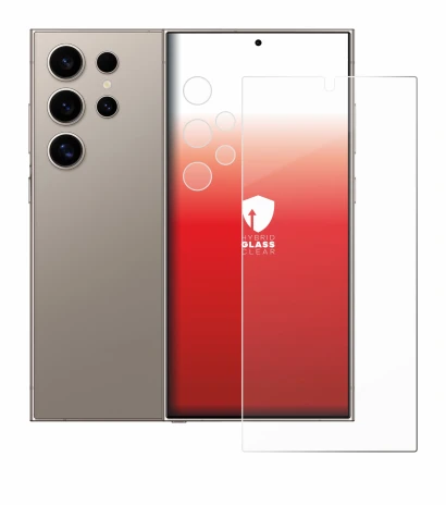 Immagine del dispositivo Samsung Galaxy S24 Ultra (case-friendly) (Fronte+Fotocamera) con un'ampia varietà di protezioni per l