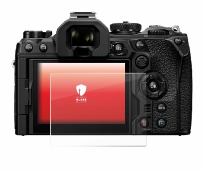 Immagine del dispositivo Olympus OM System OM-1 Mark II con un'ampia varietà di protezioni per lo schermo.