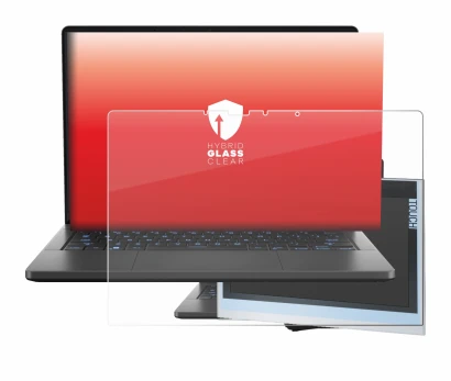 Immagine del dispositivo ASUS ROG Zephyrus G14 2024 GA403 con un'ampia varietà di protezioni per lo schermo.