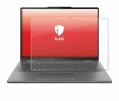 Immagine del dispositivo Lenovo Yoga 7 2-in-1 Gen 9 14" con un'ampia varietà di protezioni per lo schermo.