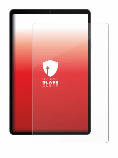 Immagine del dispositivo Lenovo Legion Tab con un'ampia varietà di protezioni per lo schermo.