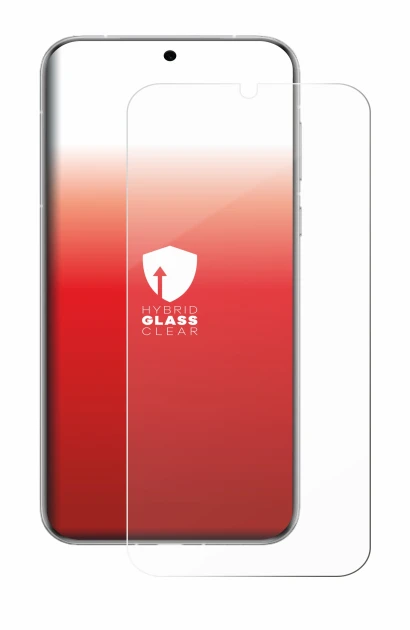 Immagine del dispositivo Huawei Pura 70 Pro con un'ampia varietà di protezioni per lo schermo.