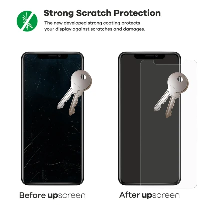 2 dispositivi – uno con upscreen, uno senza. Entrambi sono accompagnati da 2 chiavi. Il dispositivo senza upscreen è molto gra