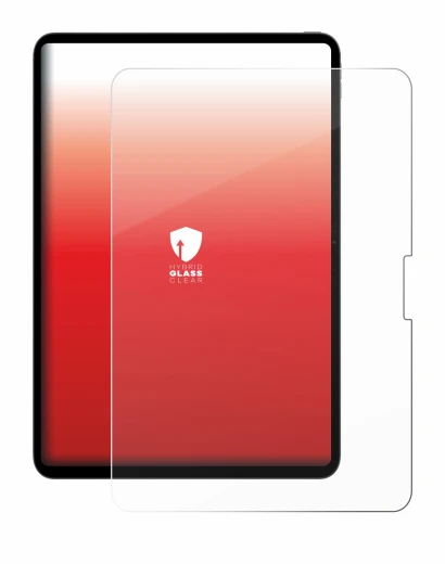 Immagine del dispositivo Apple iPad Pro 13" 2024 con un'ampia varietà di protezioni per lo schermo.