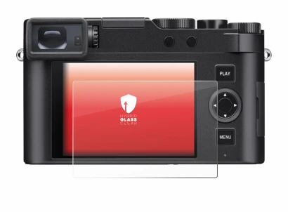 Immagine del dispositivo Leica D-Lux 8 con un'ampia varietà di protezioni per lo schermo.