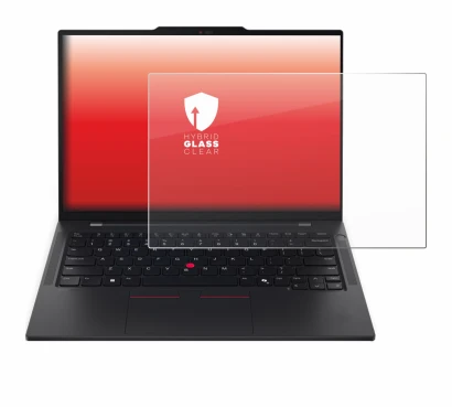 Immagine del dispositivo Lenovo ThinkPad T14s Gen 6 con un'ampia varietà di protezioni per lo schermo.
