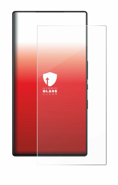 Immagine del dispositivo ZTE Nubia Red Magic 9S Pro con un'ampia varietà di protezioni per lo schermo.