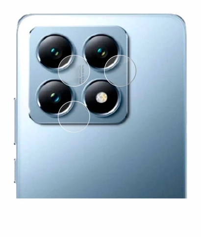 Immagine del dispositivo Xiaomi 14T Pro (SOLO Fotocamera) con un'ampia varietà di protezioni per lo schermo.