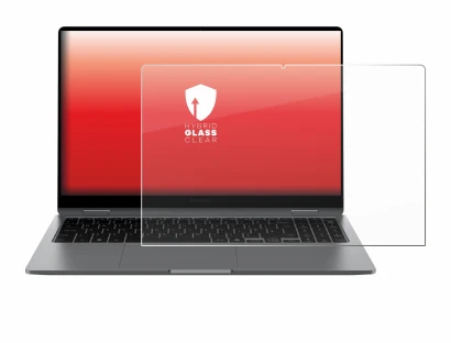 Immagine del dispositivo Samsung Galaxy Book5 360 15.6" con un'ampia varietà di protezioni per lo schermo.
