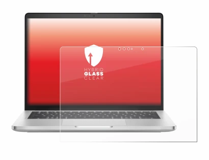 Immagine del dispositivo Dell Pro 14 Plus 2-in-1 PB14250 con un'ampia varietà di protezioni per lo schermo.