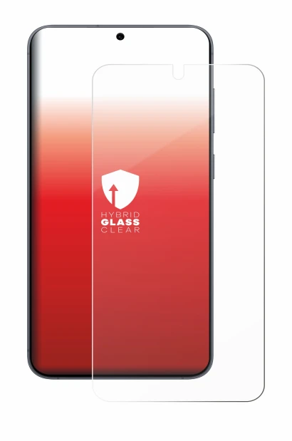 Immagine del dispositivo Samsung Galaxy S25 Enterprise Edition con un'ampia varietà di protezioni per lo schermo.