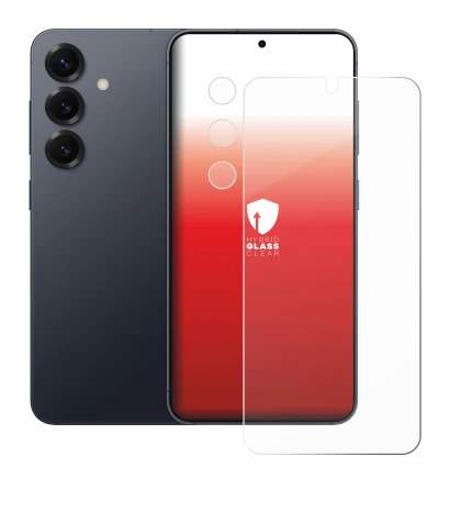 Immagine del dispositivo Samsung Galaxy S25 Enterprise Edition (Fronte+Fotocamera) con un'ampia varietà di protezioni per lo s