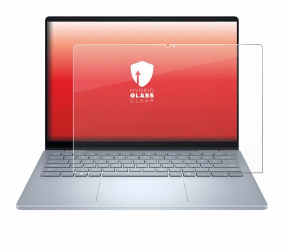 Immagine del dispositivo Dell 14 Plus 2-in-1 con un'ampia varietà di protezioni per lo schermo.