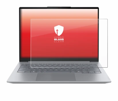 Immagine del dispositivo Lenovo ThinkBook 14 Gen 8 con un'ampia varietà di protezioni per lo schermo.