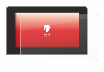 Immagine del dispositivo Volkswagen Crafter 10" (2024-2025) con un'ampia varietà di protezioni per lo schermo.