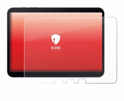 Immagine del dispositivo Samsung Galaxy Tab Active 5 Pro con un'ampia varietà di protezioni per lo schermo.