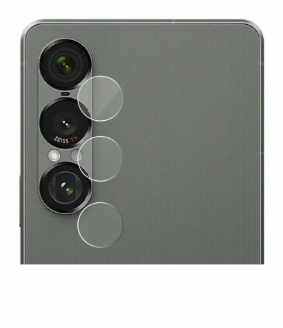 Immagine del dispositivo Sony Xperia 1 VII (SOLO Fotocamera) con un'ampia varietà di protezioni per lo schermo.