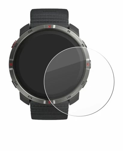 Immagine del dispositivo Polar Grit X2 con un'ampia varietà di protezioni per lo schermo.