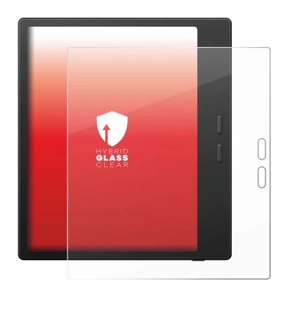 Immagine del dispositivo Boox Go Color 7 Gen II con un'ampia varietà di protezioni per lo schermo.