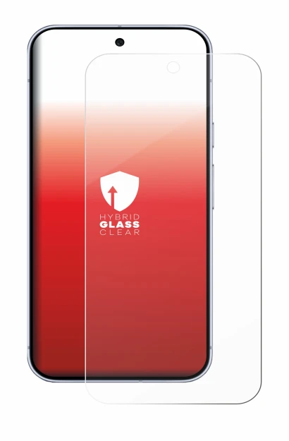 Immagine del dispositivo Google Pixel 10 Pro XL con un'ampia varietà di protezioni per lo schermo.