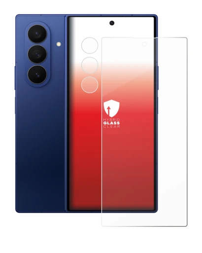 Immagine del dispositivo Samsung Galaxy Z Fold 7 (Fronte+Fotocamera) con un'ampia varietà di protezioni per lo schermo.