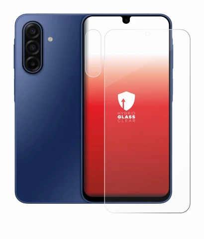 Immagine del dispositivo Samsung Galaxy A17 5G (Fronte+Fotocamera) con un'ampia varietà di protezioni per lo schermo.