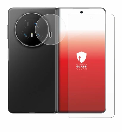 Immagine del dispositivo Honor Magic V5 (Fronte+Fotocamera) con un'ampia varietà di protezioni per lo schermo.