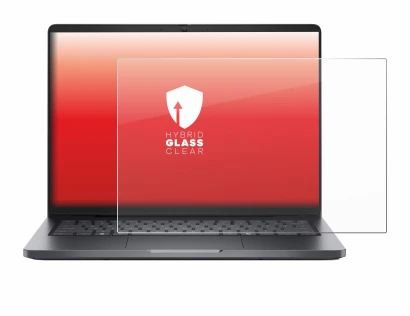 Immagine del dispositivo Dell Pro 14 PC14250 con un'ampia varietà di protezioni per lo schermo.