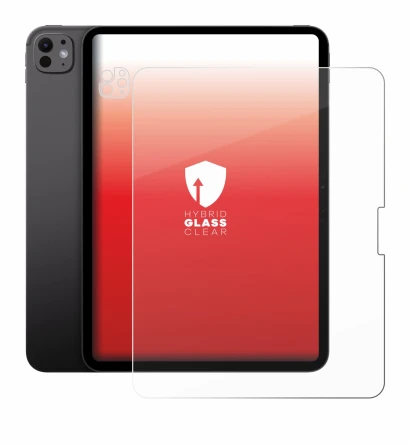 Immagine del dispositivo Apple iPad Pro 13" 2024 (Fronte+Fotocamera) con un'ampia varietà di protezioni per lo schermo.