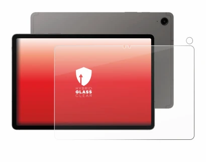 Immagine del dispositivo Samsung Galaxy Tab S9 FE (Fronte+Fotocamera) con un'ampia varietà di protezioni per lo schermo.