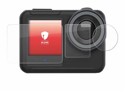 Immagine del dispositivo SVBONY SVGO3 4K con un'ampia varietà di protezioni per lo schermo.